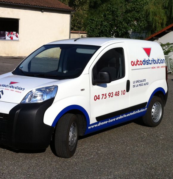 Habillage vehicule sticker vinyl aubenas