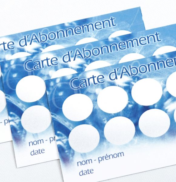 impression numerique carte fidelite