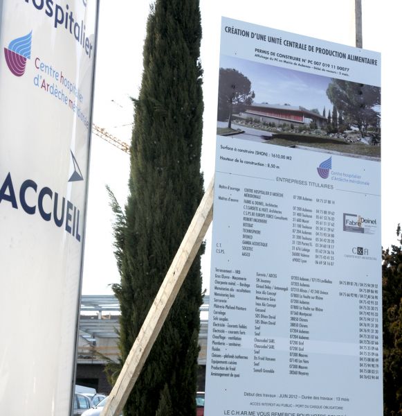 imprimeur panneau de chantier ardeche
